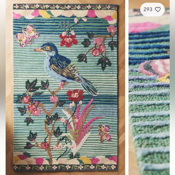 Nathalie Lete Sparrow Tufted Wool Rug * - Picture 5 of 15